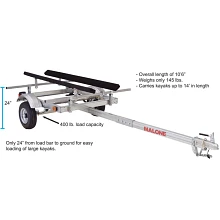 EcoLight™ Single Kayak Trailer Package