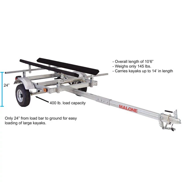 EcoLight™ Single Kayak Trailer Package - Old Town
