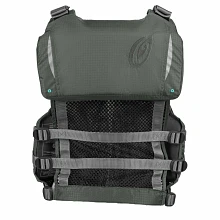 Back view of Solitude II Women's Silver PFD