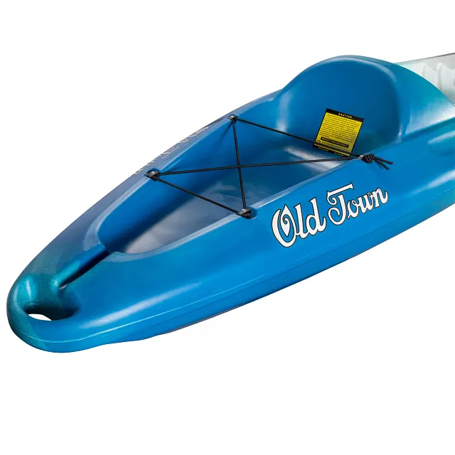 Tankwell with bungee and carry handle on the Old Town Twister kayak