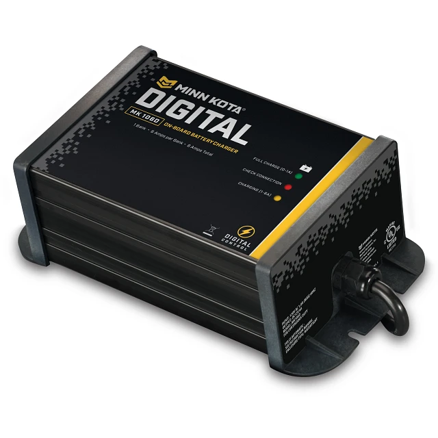 Digital On-Board Battery Charger 1 bank x 6 amps