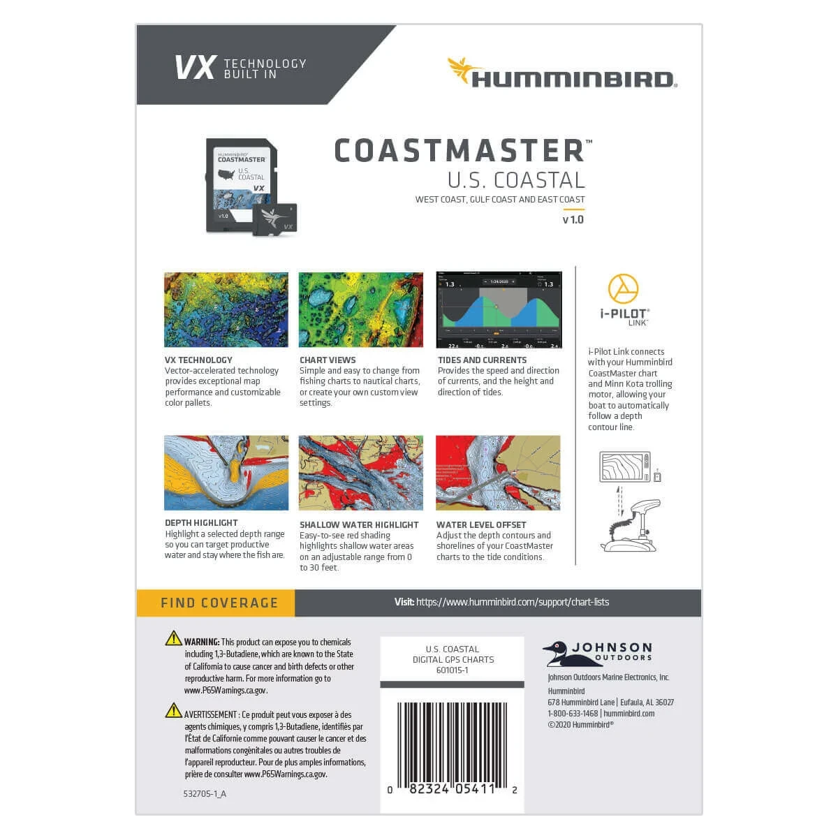 CoastMaster v1 packaging - back