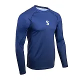 UPF 50 T-Flex Loose-Fit Rash Guard, Long Sleeve, Men, Marine