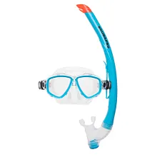 Ecco Mask w/Snorkel, Turquoise