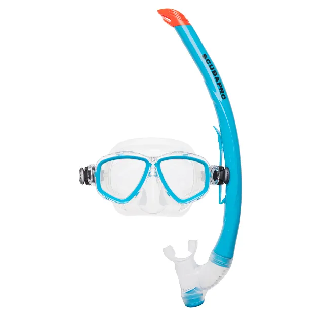 Ecco Mask w/Snorkel, Turquoise