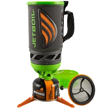 Jetboil Flash Java Ecto with coffee press included in Caffeine Fiend Gift Bundle