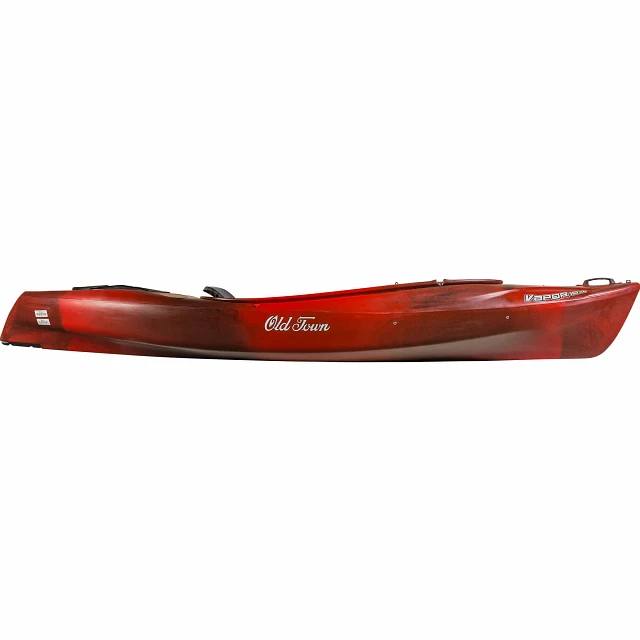 Side View of Vapor 10XT Sit Inside Kayak - Black Cherry