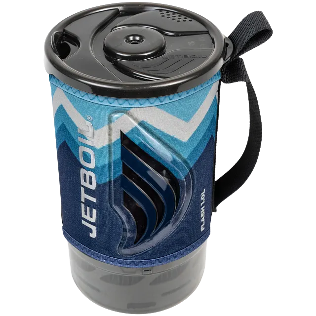 Packed Jetboil Flash 1.0L Blue Mountain Fast Boil System