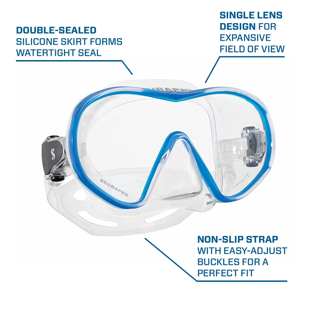 Solo Dive Mask, Blue