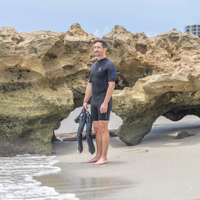 Oneflex Shorty, Short Sleeve, Men, 2.5 mm