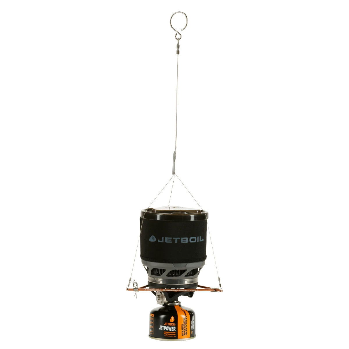 Hanging Kit shown with Jetboil cooking system