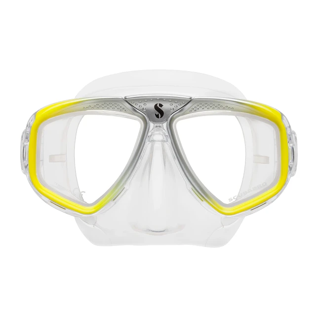 Zoom Dive Mask, Yellow/Silver