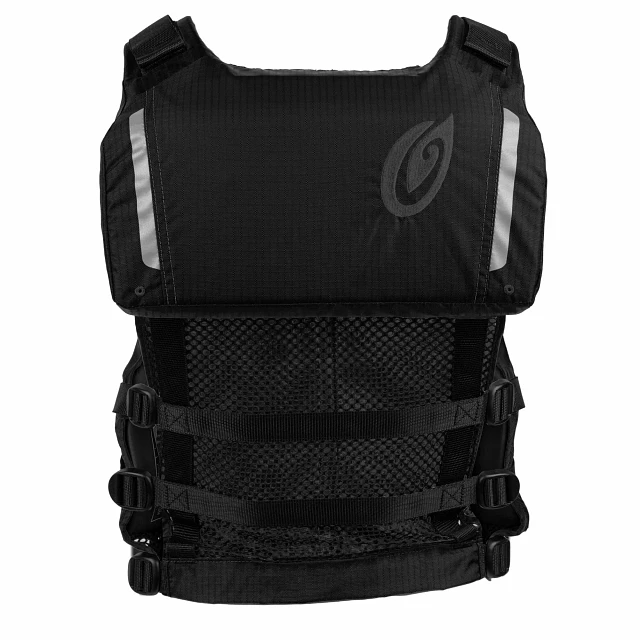 Back view of Black Solitude II PFD