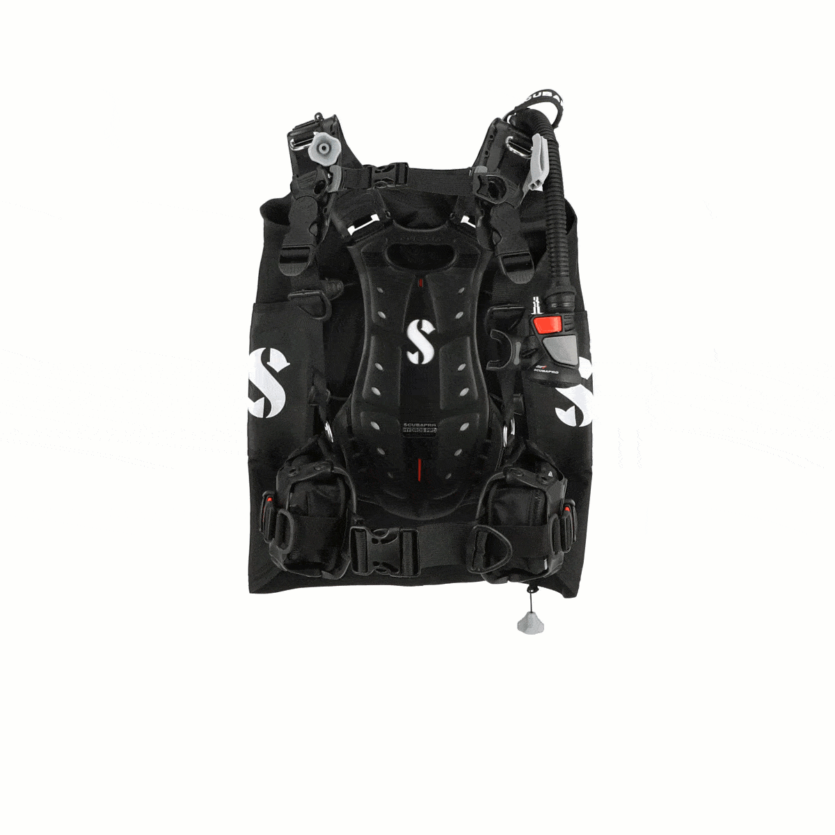 HYDROS PRO BCD, w/Air2 V GEN, Men, Black, S - SCUBAPRO HYDROS PRO BCD, w/Air2 V GEN, Men, Black, S - SCUBAPRO