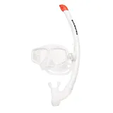 Ecco Maschera & Snorkel Kit, Bianco