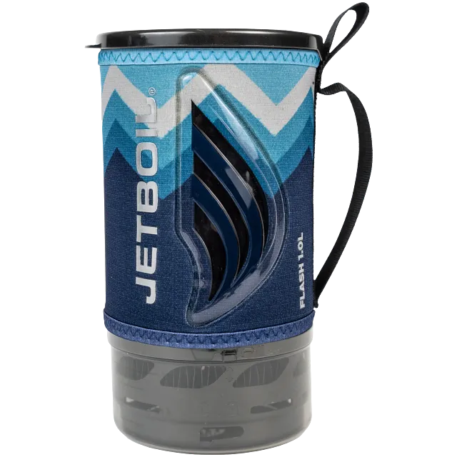 Packed Jetboil Flash 1.0L Blue Mountain Fast Boil System