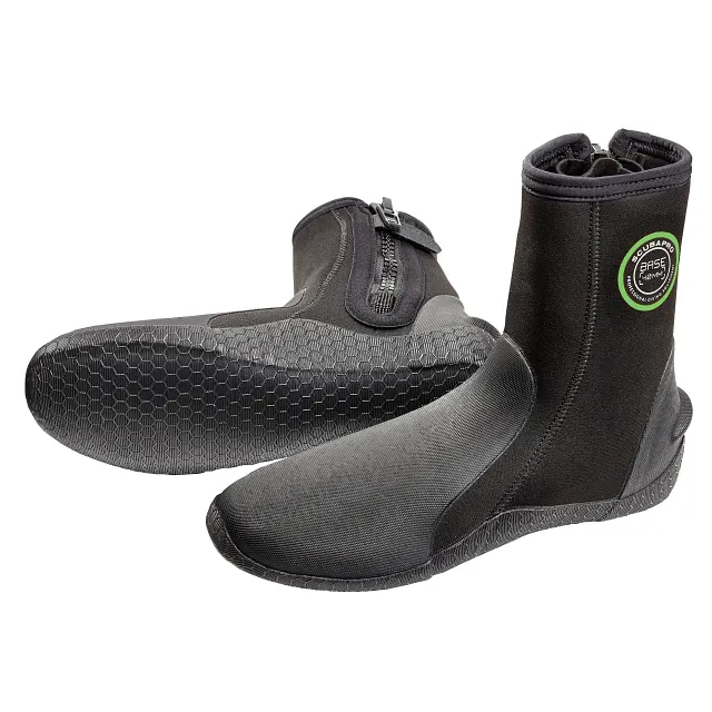 Base Boot, 4mm, Schwarz, S - Vorderansicht und Ansicht der Laufsohle