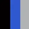 Schwarz/Blau/Silber