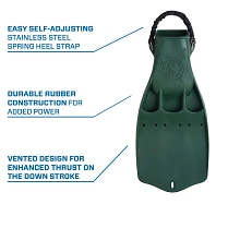 Jet Fin w/ Spring Heel Strap, Green, XL - SCUBAPRO Jet Fin w/ Spring Heel Strap, Green, XL - SCUBAPRO