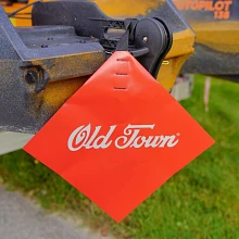 Old Town Red Trailer Flag