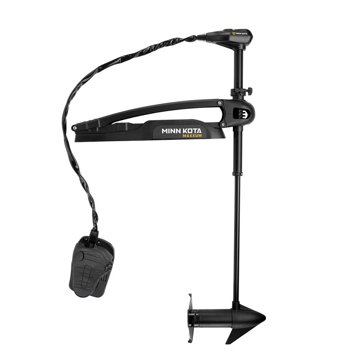 Maxxum 70 pound thrust trolling motor with foot pedal