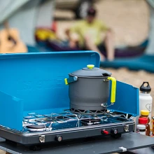 The Ignite Plus Camp Stove and Camp Cafe