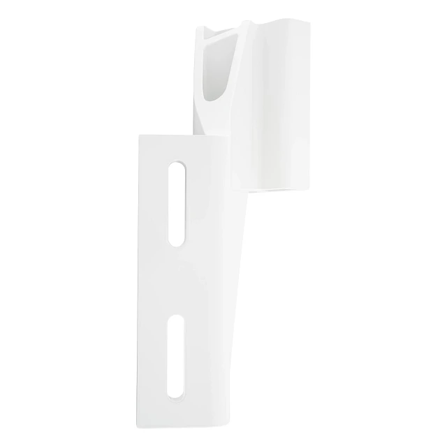 Back view of white, Raptor 6" starboard jack plate bracket