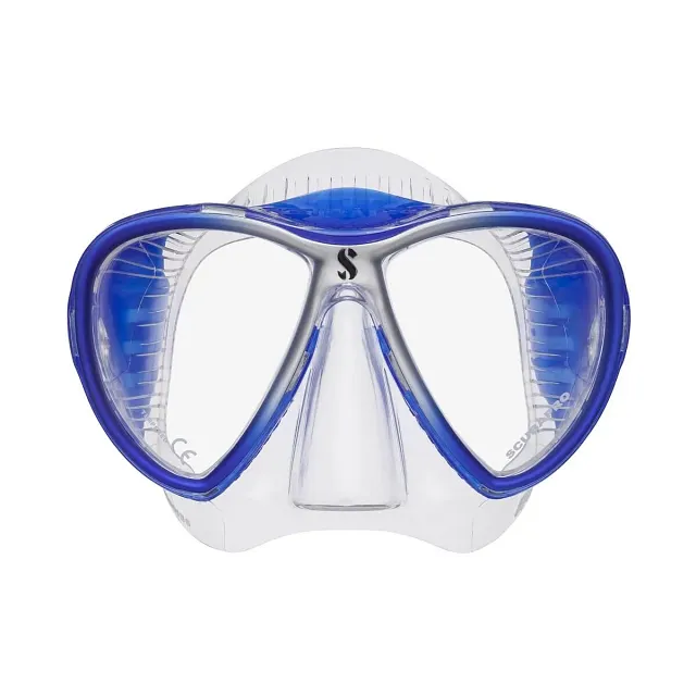 Synergy 2 Twin Trufit Dive Mask, Clear/Blue