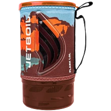 Packed Jetboil Flash 1.0L Mountainscape Fast Boil System