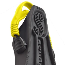 GO Travel Fin, Black w/Yellow Strap, M-L - SCUBAPRO GO Travel Fin, Black w/Yellow Strap, M-L - SCUBAPRO