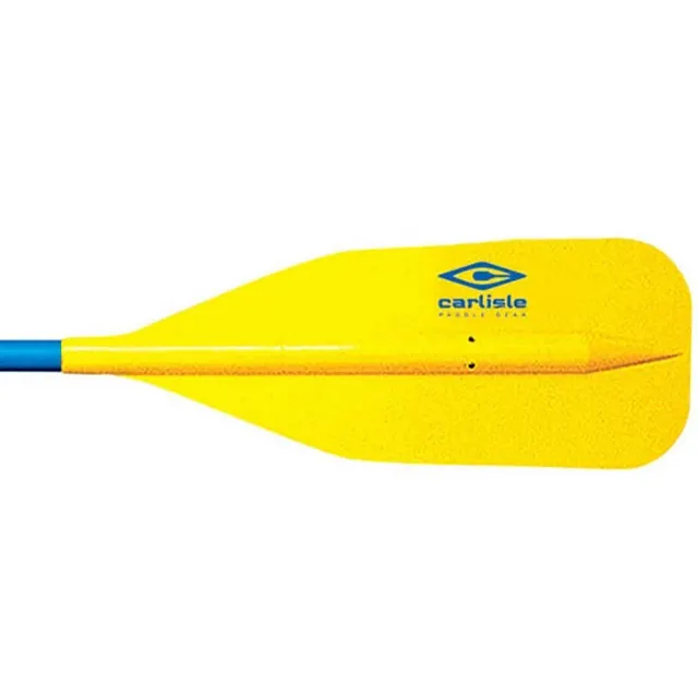 Blade on Carlisle Standard Kayak Paddle - Yellow/Blue