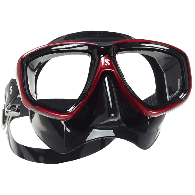 Flux Twin Dive Mask, Red