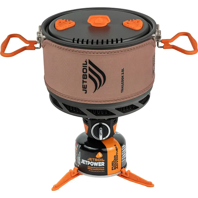 Top down view of fully assembled Jetboil TrailCook 2.0 Precision Cook System