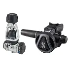 MK17 EVO 2 INT Erste Stufe und C370 Zweite Stufe Tauchregler‑Set in Schwarz und Graphit