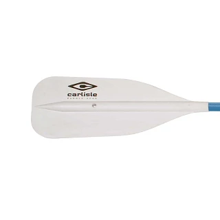 Standard T-Grip Canoe Paddle - White/Blue