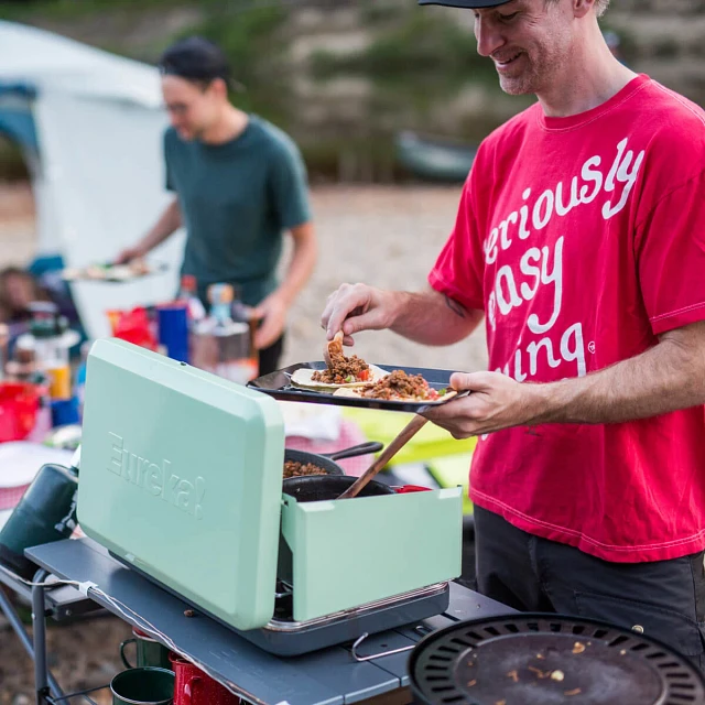 Campsite cooking with the Ignite Camp Stove