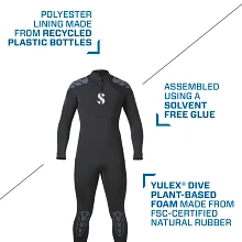 Everflex YULEX® Dive Steamer, Men, 3/2mm