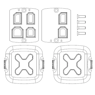 MBCC 1100ci - Cable Management Kit 1100 & 1100ci Series