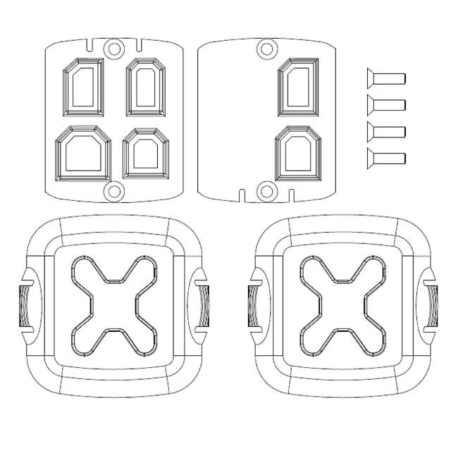 MBCC 1100ci - Cable Management Kit 1100 & 1100ci Series