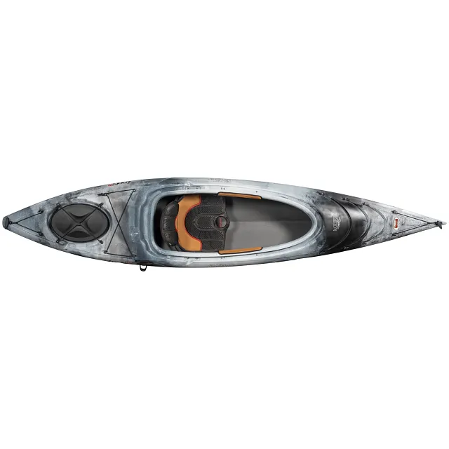 Top down view of the Old Town Loon 126 Cinder recreational kayak