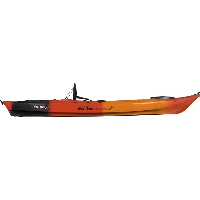 Old Town Ocean Kayak Venus 11 Lava Recreational Kayak - Side View