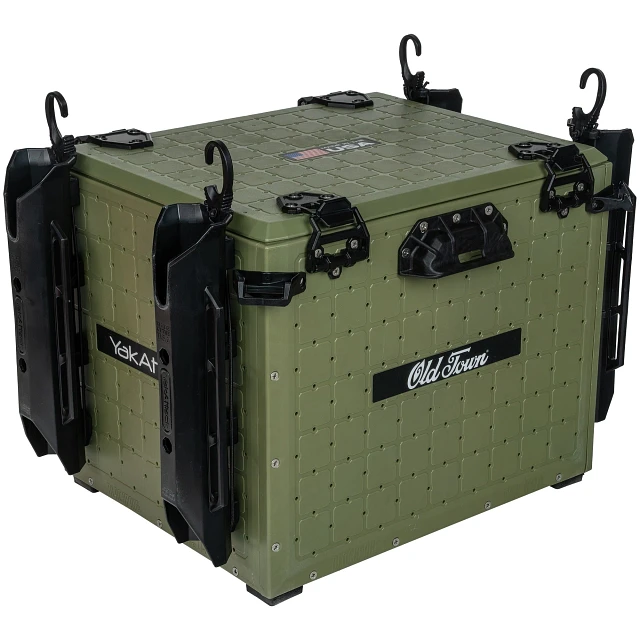 Old Town YakAttack BlackPak Pro Kayak Fishing Crate 13" x 16" - Marsh