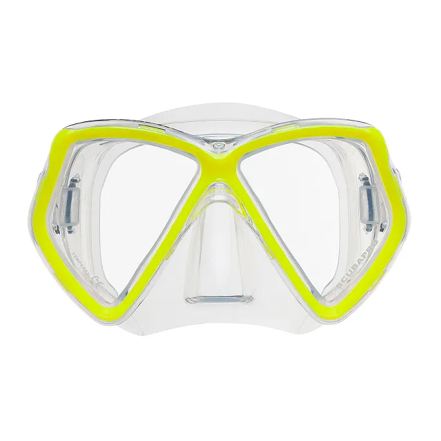 Mini Vu Dive Mask, Yellow