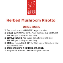 Good To-Go Herbed Mushroom Risotto Directions