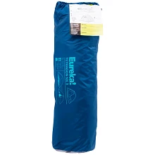 Packed Tetragon NX 3 tent in carry bag showing sewn in setup instructions
