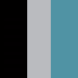  Negro/Plateado/Turquoise