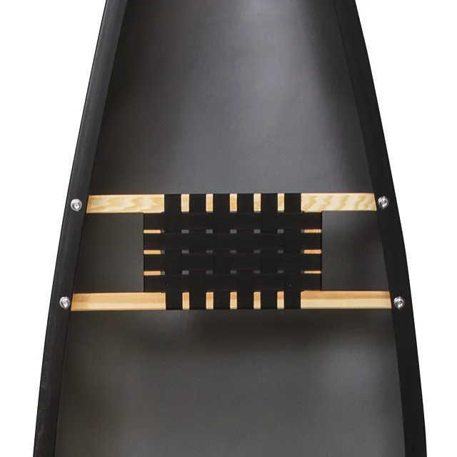 Bow seat on Discovery 158 canoe