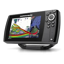 HELIX 7 CHIRP MEGA Side Imaging GPS G3 left angled view with Sonar Imaging