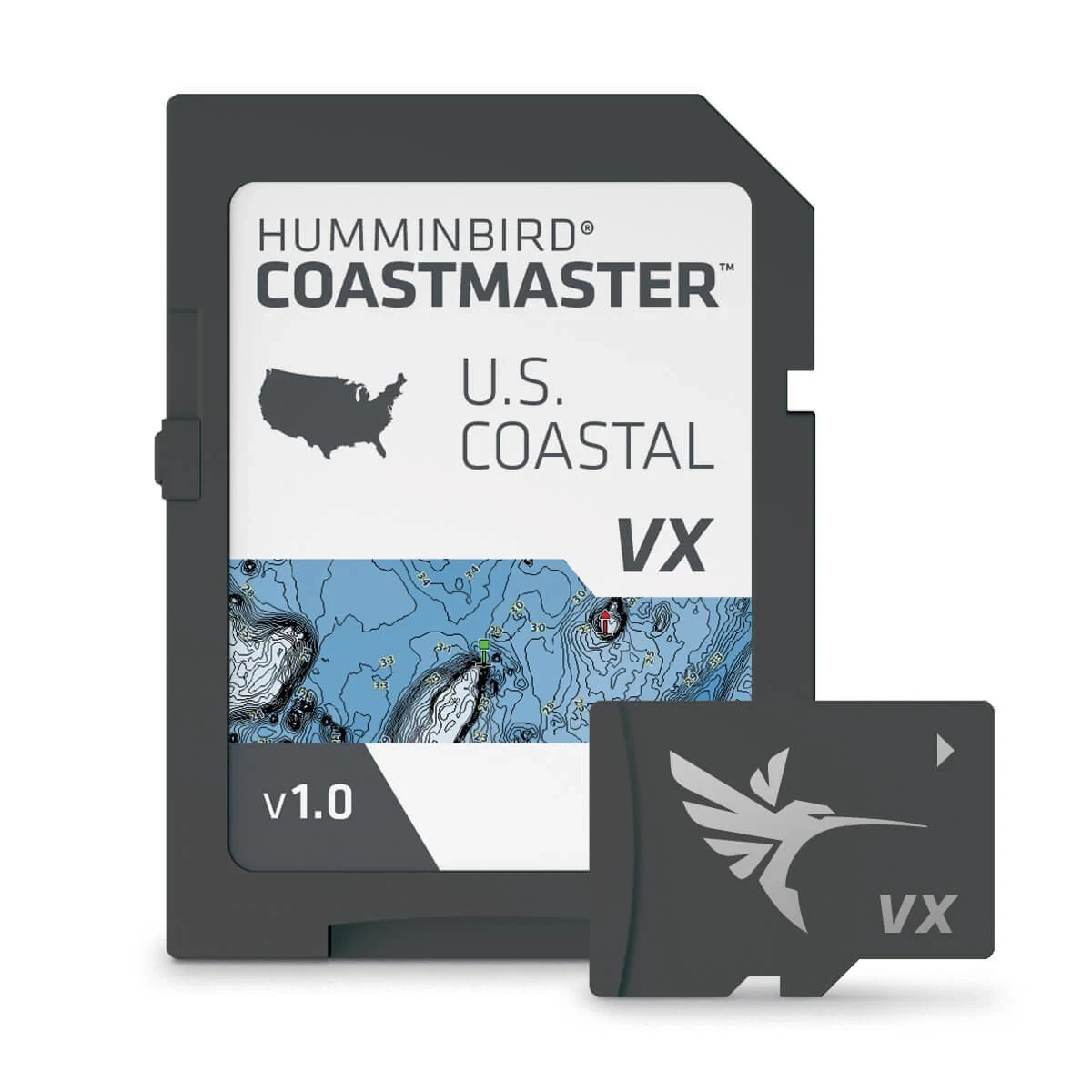 CoastMaster US Coastal v1 SD card with micro SD card