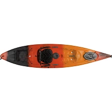 Old Town Ocean Kayak Venus 11 Lava Recreational Kayak - Top Down View